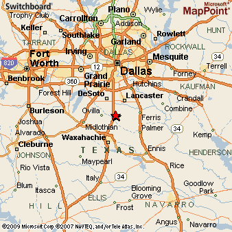 Red Oak Texas Map Red Oak, Texas Area Map & More