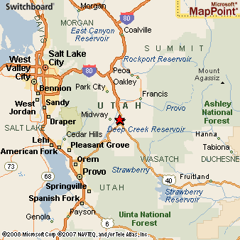 Heber City, Utah Area Map & More