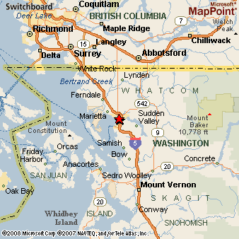 Map Of Bellingham Wa Bellingham, Washington Area Map & More