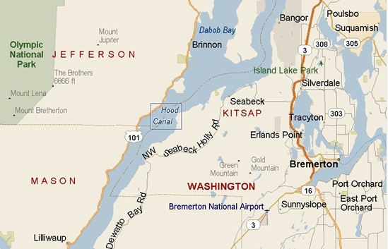 Where Is Hood Canal Washington See Area Map More