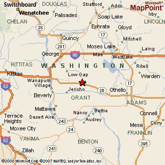 Royal City, Washington Area Map & More