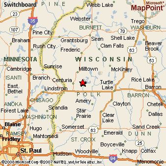 Balsam Lake Wi Map Balsam Lake, Wisconsin Area Map & More