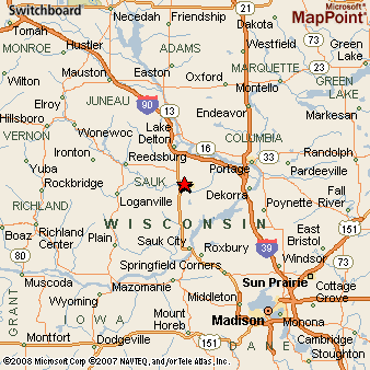 Where is Baraboo, Wisconsin? see area map & more