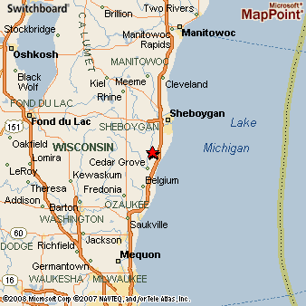 Where is Oostburg, Wisconsin? see area map & more