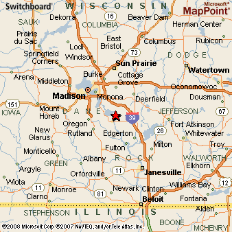 Pleasant Springs, Wisconsin Area Map & More
