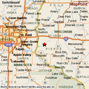 River Falls Wisconsin Map River Falls, Wisconsin Area Map & More