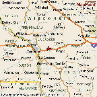 West Salem Wisconsin Map West Salem, Wisconsin Area Map & More