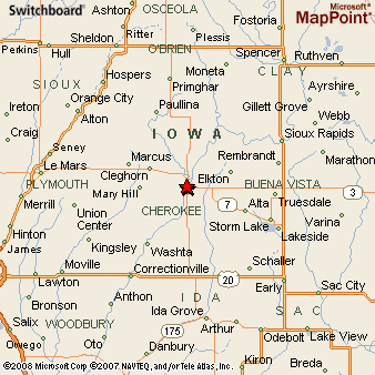 Where is Cherokee, Iowa? see area map & more