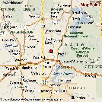 Where is Rathdrum, Idaho? see area map & more