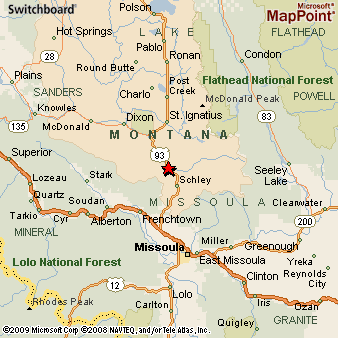 Arlee, Montana Area Map & More