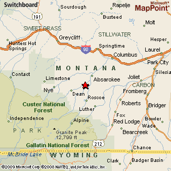 Where is Fishtail, Montana? see area map & more