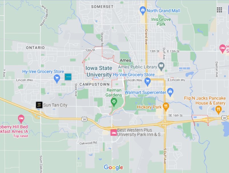 50013 zip code area map details
